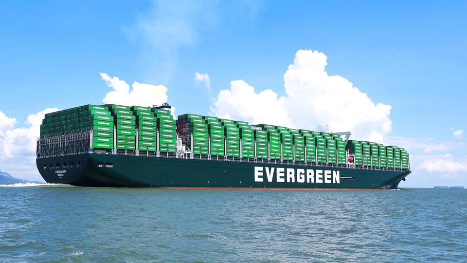 خطوط کشتیرانی جهانی شرکت Evergreen