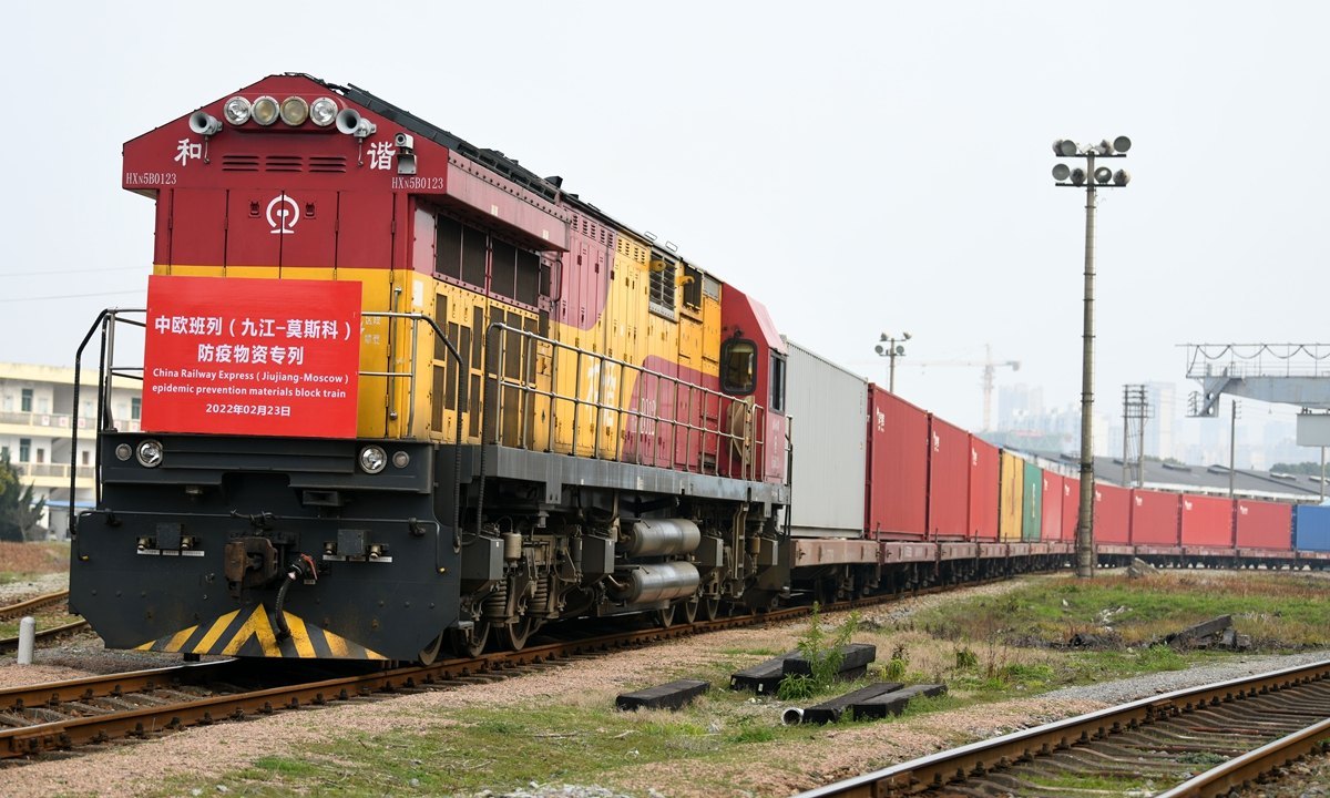 Rail cargo transportation from China to Iran
